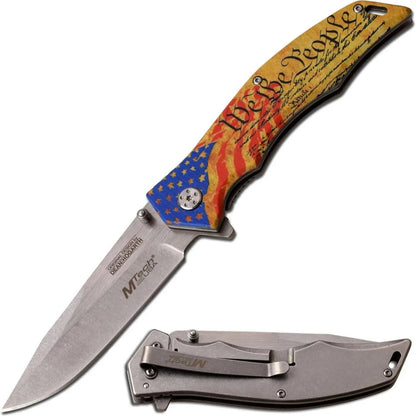 🇺🇸 Patriotic "We The People" Folding Pocket Knife