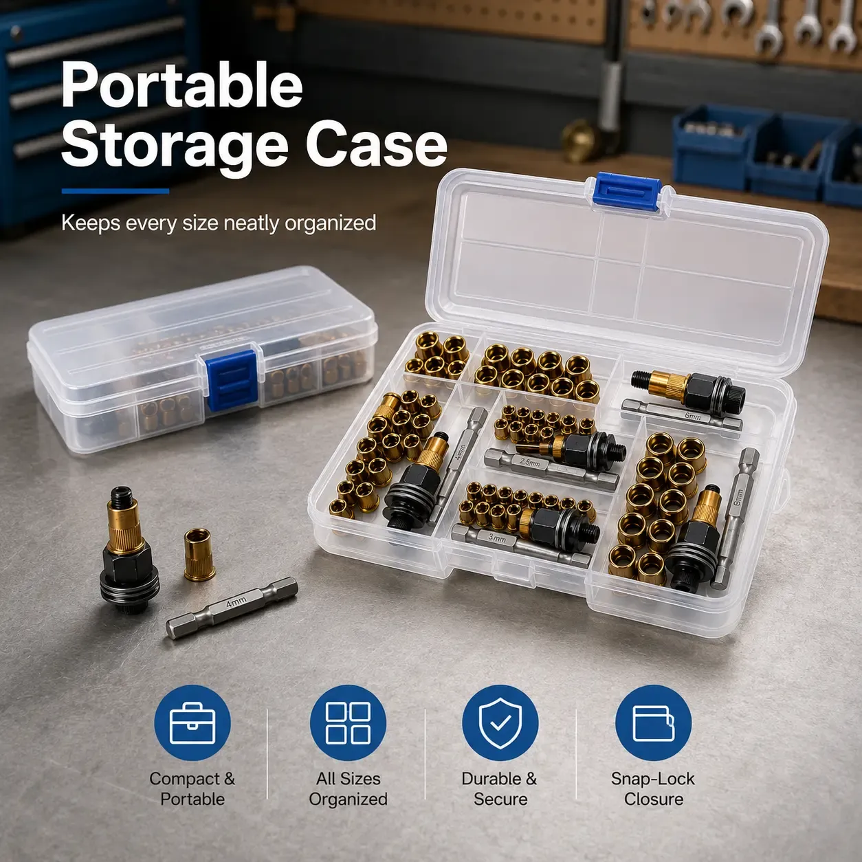 🔩 Rivet Nut Tool Kit – Fast Rivet Nut Installation