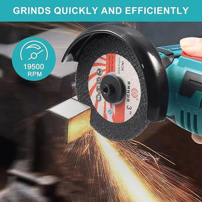 🔧✨ Cordless Mini Angle Grinder – 19500RPM, 12V, Dual Battery, Compact & Powerful!