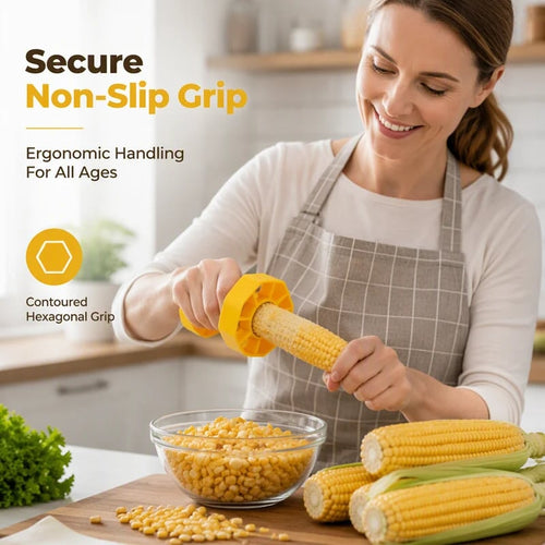 🌽🔥 Fresh Corn Stripper  | Fast & Easy Corn Kernel Remover