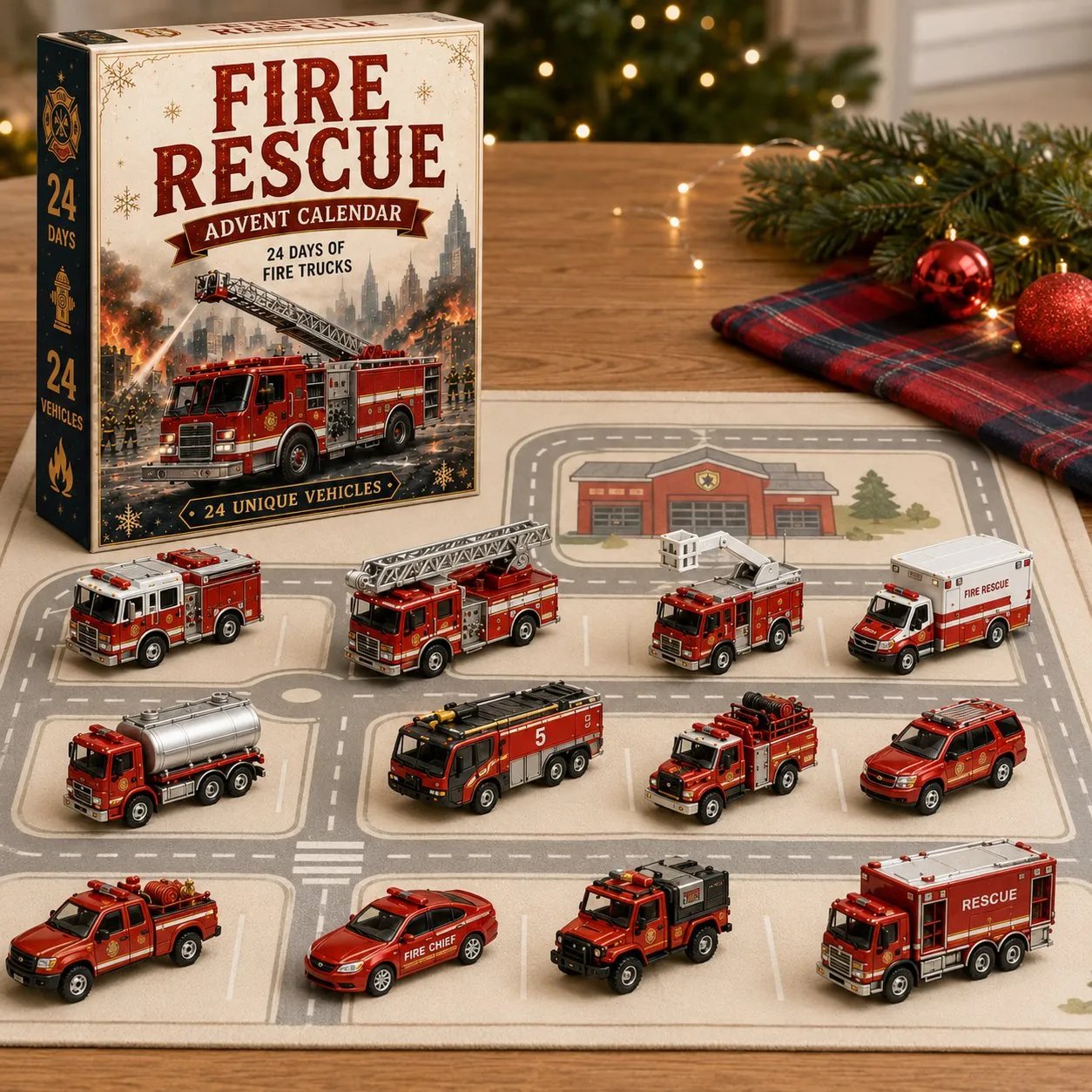 Build the Fleet Collection 24-Day Vehicle Advent Calendar Series | ✨A New Adventure Every Morning