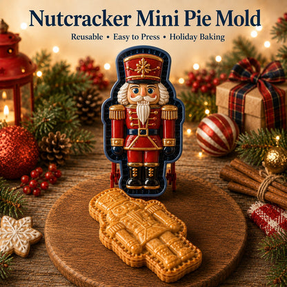 🎄Christmas Mini Pie Mold Collection – 9 Reusable Embossed Holiday Designs