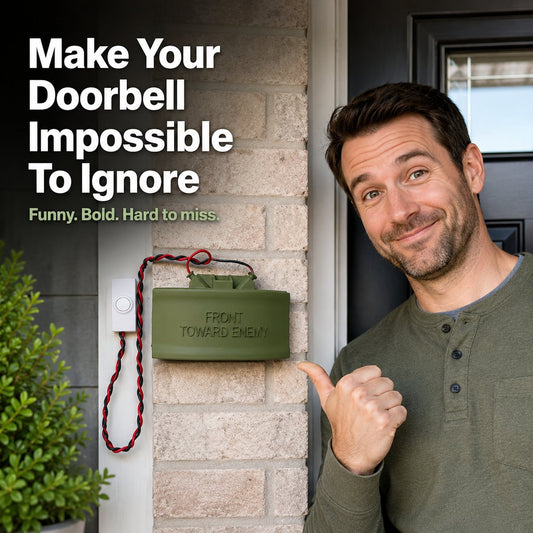 🔥LAST DAY 50% OFF - Ring Cam Claymore Mine Doorbell Prank Sign