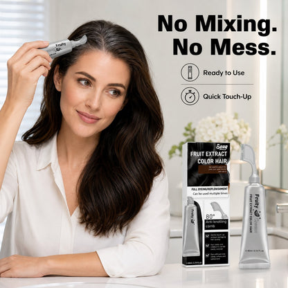 Comb‐In Hair Dye Cream for Gray Coverage – Natural Black & Dark Brown