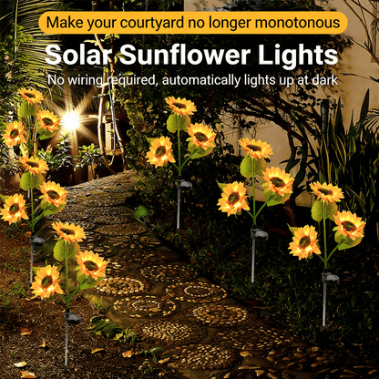 🌻 49% OFF🔥Solar Sunflower Garden Lights: Illuminate Your Outdoors with Sun-Kissed Charm