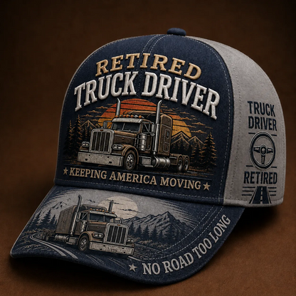 💥LAST DAY 49% OFF -🚛 RETIRED TRUCK DRIVER CAP