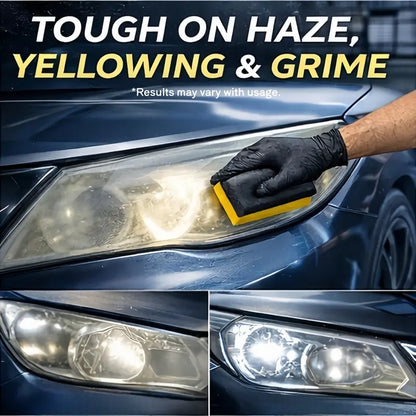 🔥🚗 Car Headlight Repair Fluid✨ – Specially Designed for Oxidized, Yellowed, and Blurry Headlights 💡