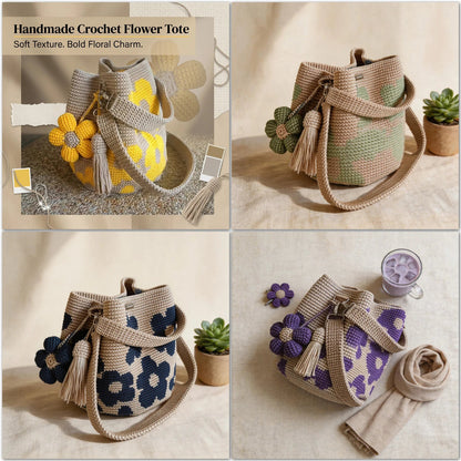 🌸NEW ARRIVAL LIMITED TIME OFFER ✨🌻Crochet Bucket Bag for Women——One tote. Endless summer vibes.🌼