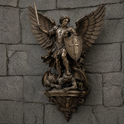 🔥LAST DAY 50% OFF⏰-St. Michael Guardian Angel Wall Light🕊️