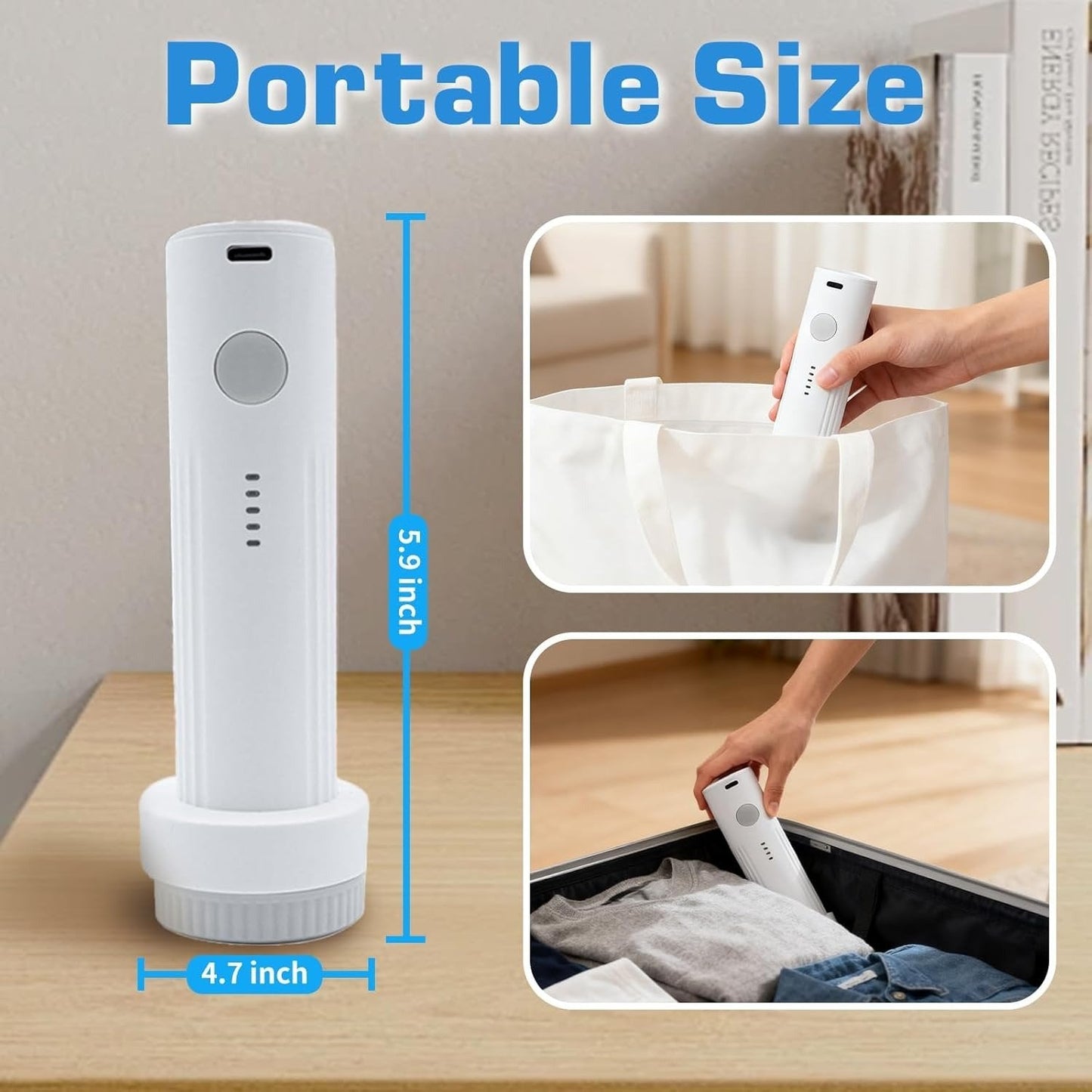 Last Day Hot Sale 49% OFF🔥Rechargeable Vacuum Pump Travel Storage Bag Set