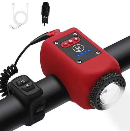 Hpsgoods™ Bike Electronic Horn with Large Range Floodlight