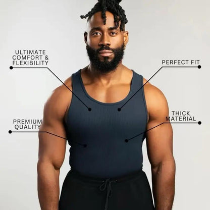 🏆#1 Bestselling🏆EKKO BEATERS Cotton Spandex Sleeveless Vest - Fitness suit