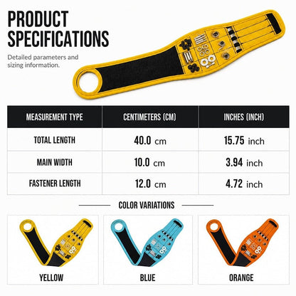 Magnetic Tool Holder,Practical Magnetic DIY Tool Wristband