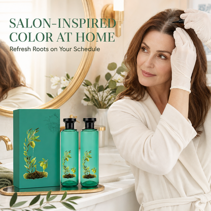 Long-Lasting Botanical Essential Oil Hair Dye