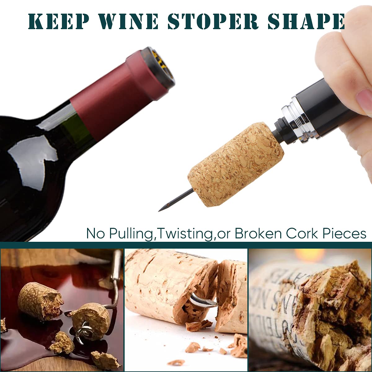 🍾Air pressure wine corkscrew
