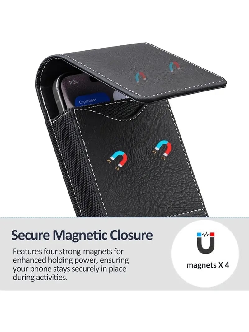 📱 Hands-Free Waist Phone Pouch – Secure Belt Case For Travel & Outdoors