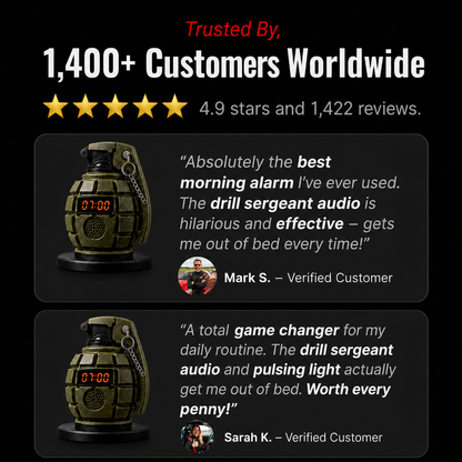 Grenade Alarm Clock