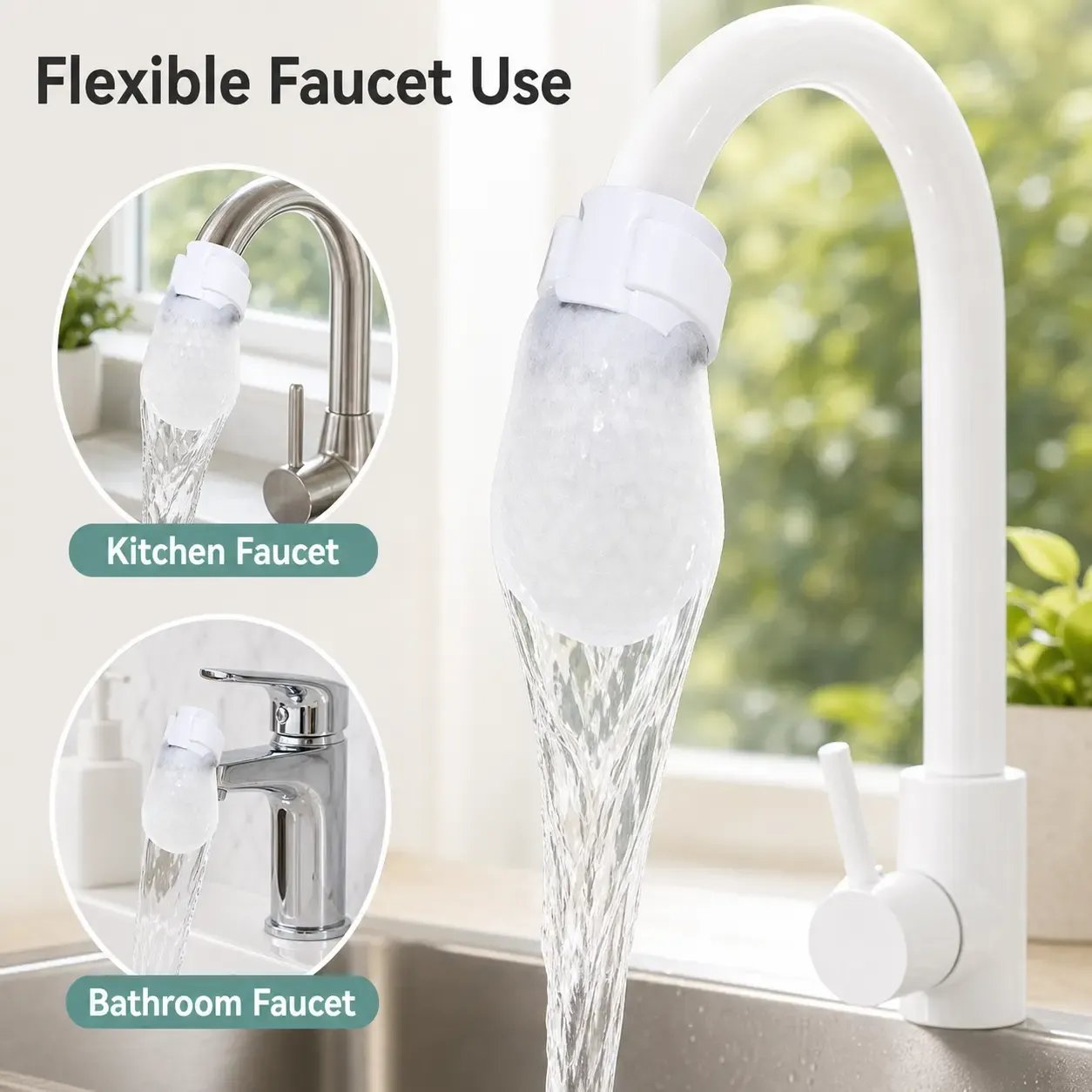💧 Disposable Cotton Faucet Filter Bags