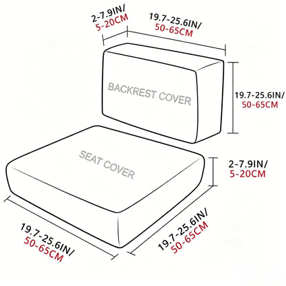 🪑 Stretch Sofa Cushion Covers Set (4 / 8 / 12 PCS)