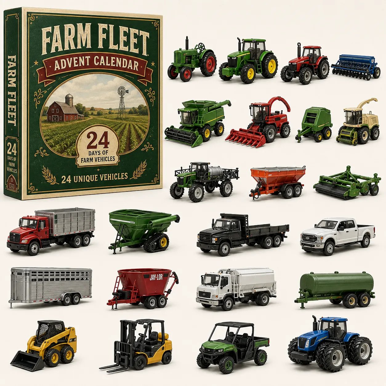 Build the Fleet Collection 24-Day Vehicle Advent Calendar Series | ✨A New Adventure Every Morning