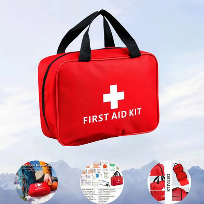 🏕️ 160-Piece First Aid Kit – Compact Emergency Medical Kit for Home, Car & Outdoor Travel