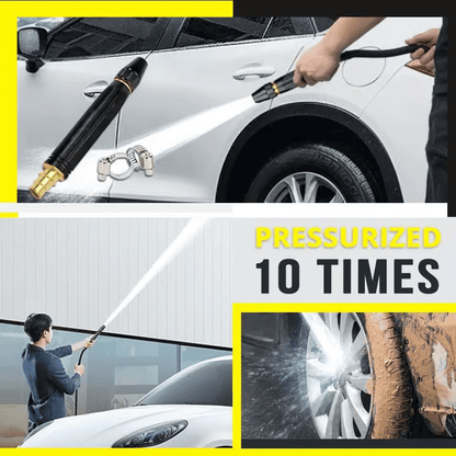 🔥LAST DAY 49% OFF - 🏠🚗High Pressure Car Wash Water Gun - All-in-One Kit with Power Booster Nozzle⚡