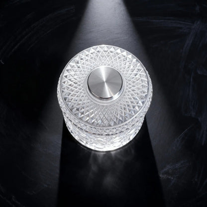 Luxury 360° Spinning Crystal Glass – Star-Cut Stress Relief Whiskey & Wine Glass