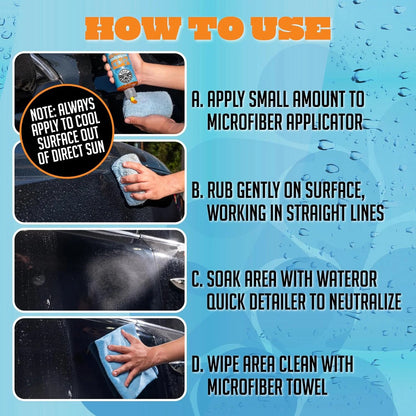 Pro 💦 Water Spot Eraser Gel ✨ – Streak-Free Glass 🪟 & Surface Cleaner 🚗 for Crystal-Clear Shine 🌟