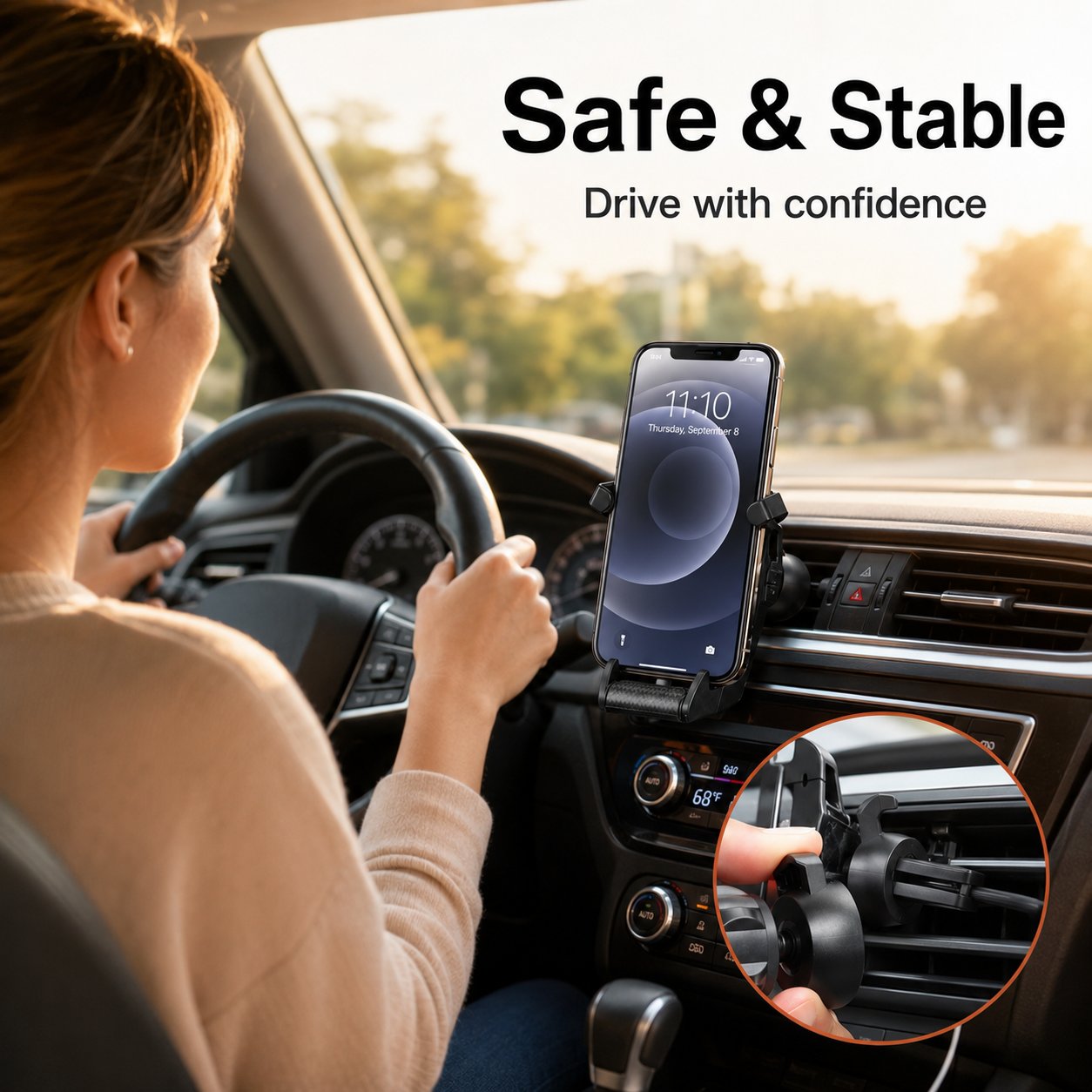 Car Racing Seat Shape Phone Holder