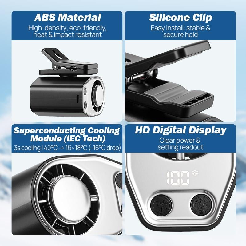 🔥Summer hot sales🏆 50K+ SOLD! – Almost Gone💨2026 new upgarded 360° Pro - The Ultimate Car & Stroller Cooling Fan