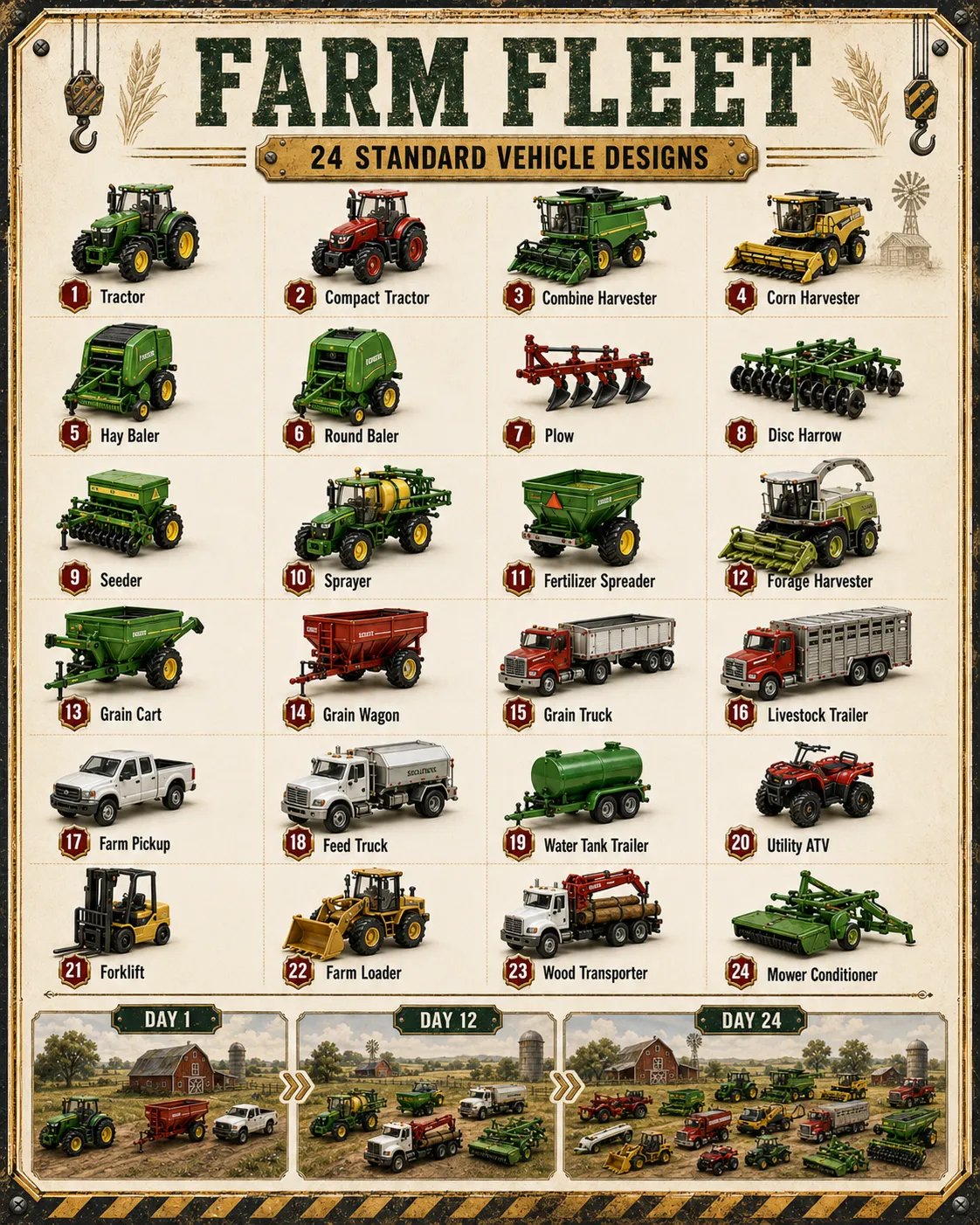 Build the Fleet Collection 24-Day Vehicle Advent Calendar Series | ✨A New Adventure Every Morning