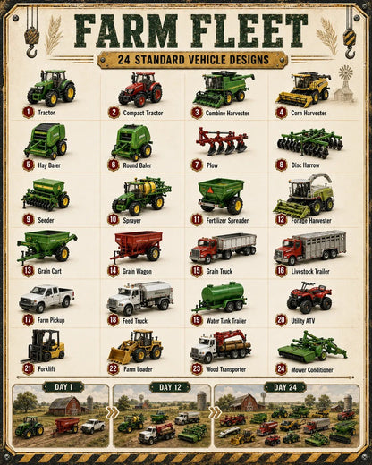 Build the Fleet Collection 24-Day Vehicle Advent Calendar Series | ✨A New Adventure Every Morning