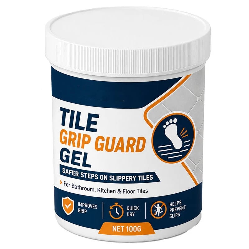 🏠 Anti-Slip Tile Grip Gel – Reduce Slippery Floors Fast with Quick-Dry Formula 💧