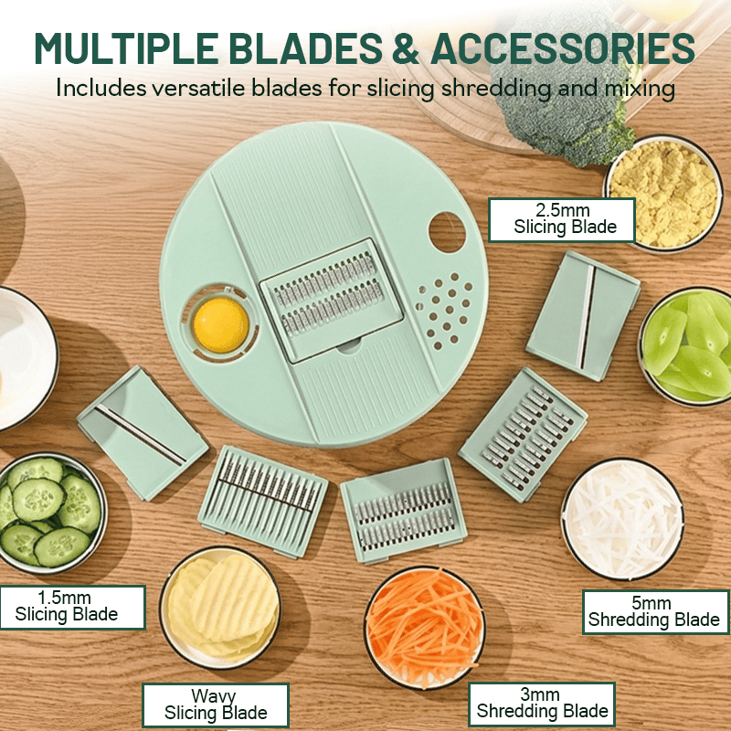3-in-1 Salad Spinner Pro – Wash, Slice & Dry in Seconds