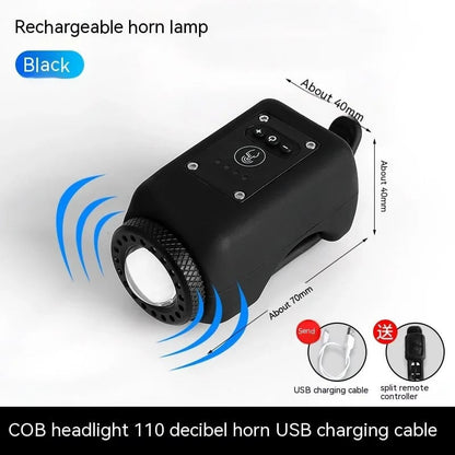 Hpsgoods™ Bike Electronic Horn with Large Range Floodlight