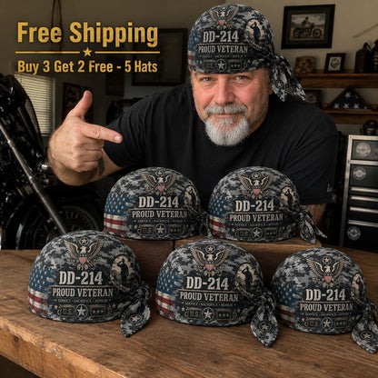 ⚡️Flash Sale 49% OFF - DD-214 Proud Veteran Riding Headwrap Cap