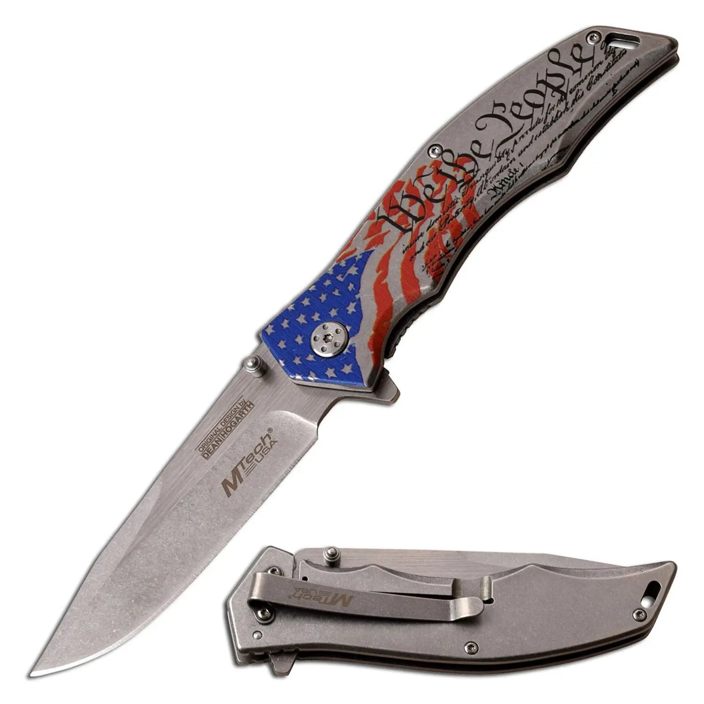 🇺🇸 Patriotic "We The People" Folding Pocket Knife
