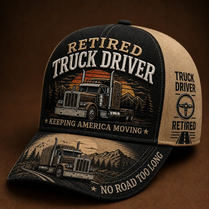 💥LAST DAY 49% OFF -🚛 RETIRED TRUCK DRIVER CAP