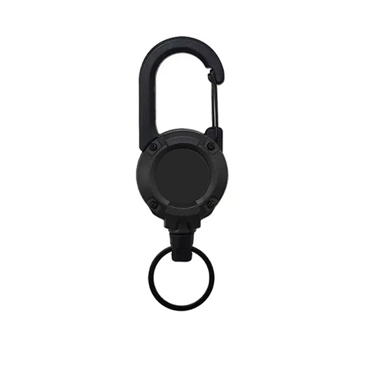 ⚡ Heavy‑Duty Retractable Keychain – Strong Retractable Key Holder with Steel Cable, Belt Clip, and 360° Swivel