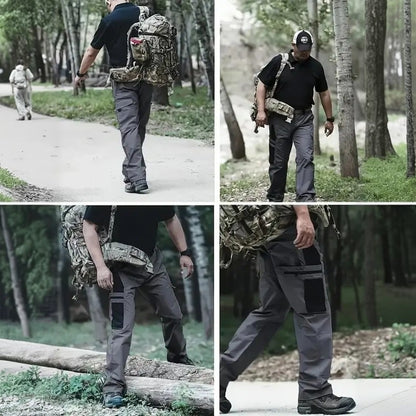 🔥LAST DAY 50% Men's - Waterproof Tactical Work Pants - Solid Color with Multi-Pockets for Outdoor Activities