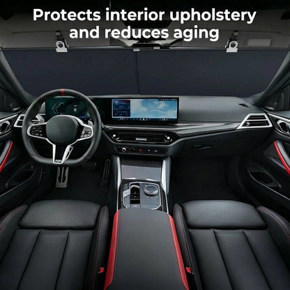 🔥 2026 Upgraded Automatic Retractable Car Sunshade-250th Anniversary Road-Ready Special