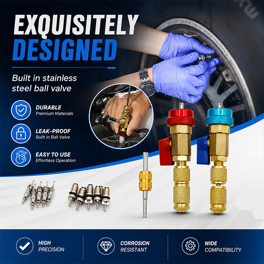 🔥Limited Time 50% Off✨Professional AC Valve Core Remover & Installer Kit