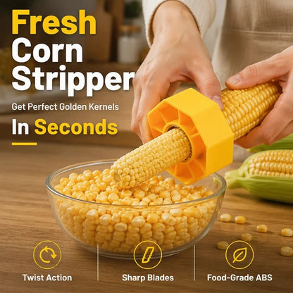 🌽🔥 Fresh Corn Stripper  | Fast & Easy Corn Kernel Remover
