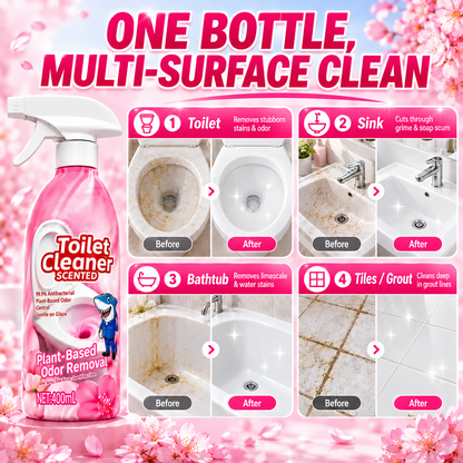🫧400 ML Scented Foaming Toilet Cleaner – Deep Stain & Odor Remover for Bathroom Floors