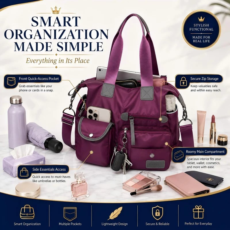 Large Capacity Waterproof Tote Bag for Women