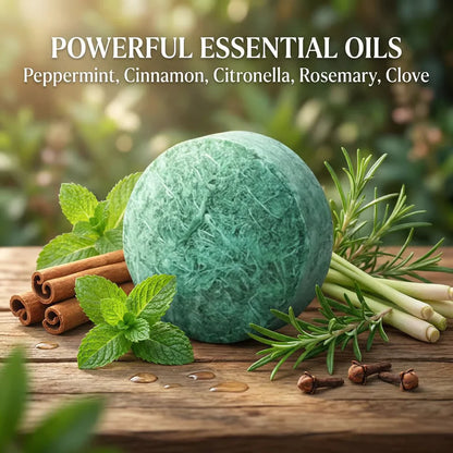 🦟 50% OFF NOW!🔇 🟢 Natural Peppermint Rodent Repellent Tablets – 10 Pack