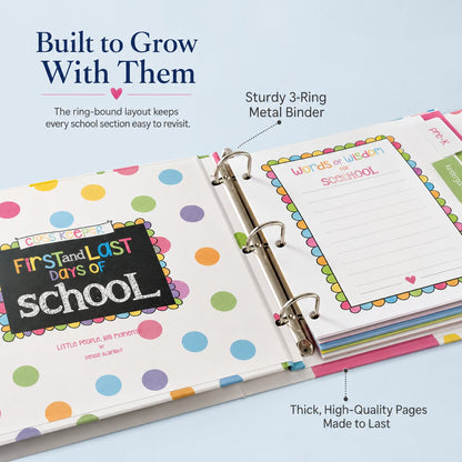🔥LAST DAY 50% OFF - 📚First & Last Day School Memory Keepsake Binder