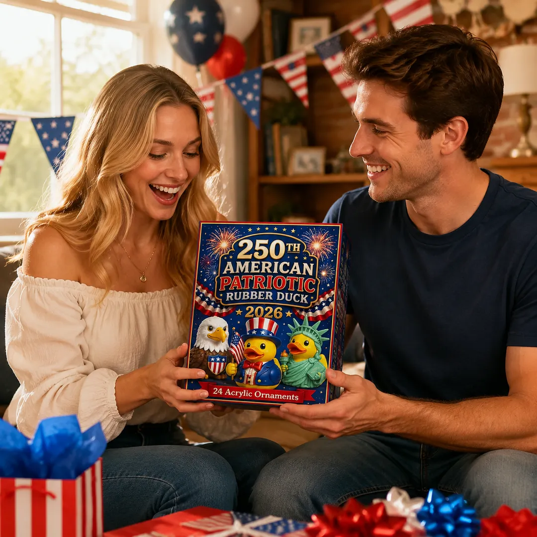 🎉 Limited Edition!🔥2026 American Patriotic Duck Advent Calendar