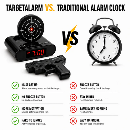 🎯 Fun Pistol-Shooting Alarm Clock⏰— Make Every Morning a Game