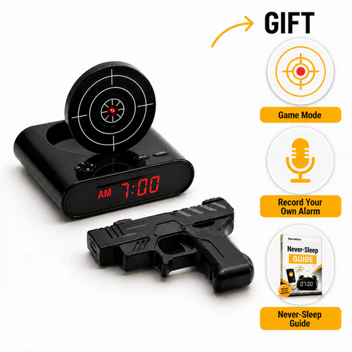 🎯 Fun Pistol-Shooting Alarm Clock⏰— Make Every Morning a Game